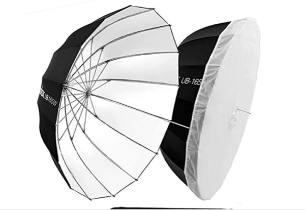 Art170_Ombrello Godox Deep Umbrella Silver 165cm